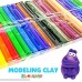 JUGGLEPIE Colorful Modeling Clay for Kids | Bulk of 2.2 Pound Art Toys for Creative Children Soft and Easy to Mold Non-Hardening Non-Toxic and Never Dries Out – 24 Color Sticks B07D9NV8XC